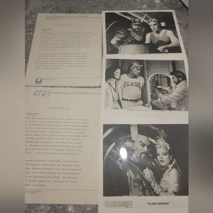 2 @ Flash Gordon  Universal Studio Production Notes  3 Photo Stills 1980